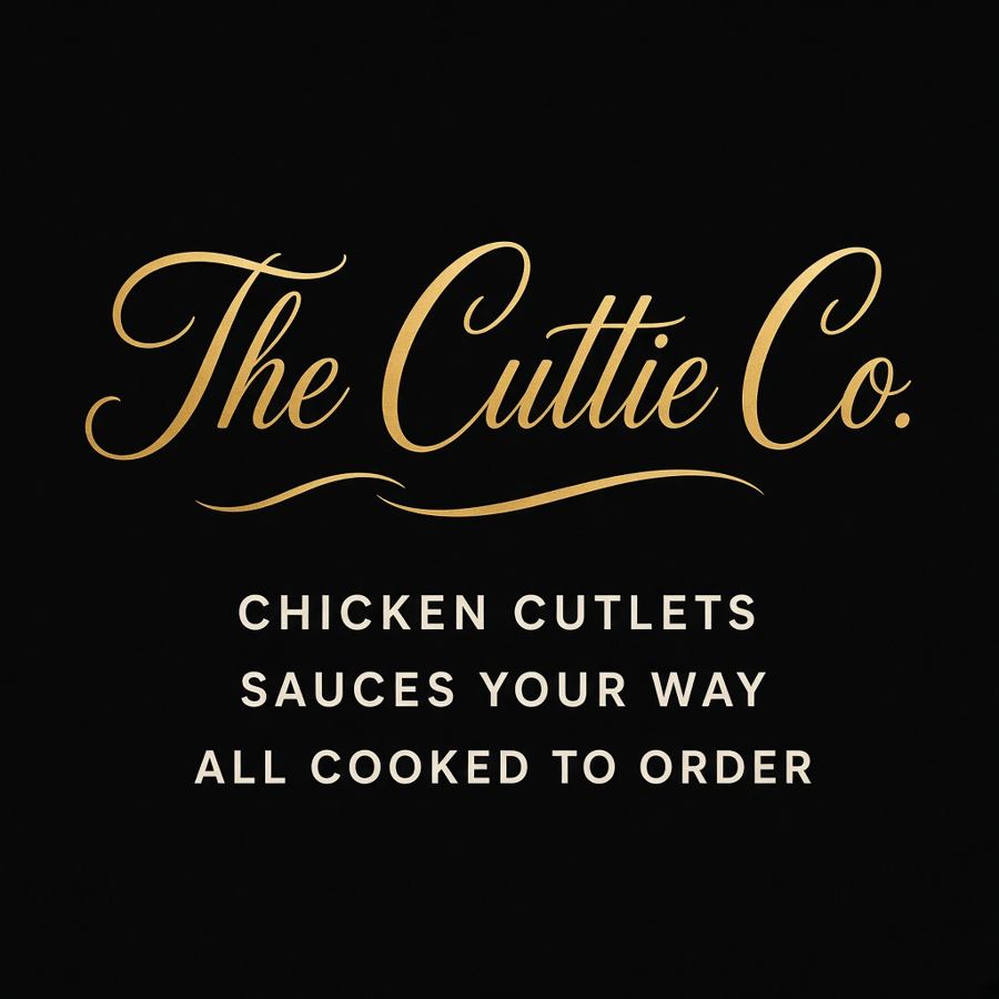 Instagram post: logo and tagline on black